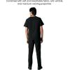imageMembers Only Brighton VNeck Mens Scrubs Top with Pockets  Medical Scrubs for Men  Hospital Uniform  Stretch FabricBlack