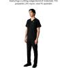 imageMembers Only Brighton VNeck Mens Scrubs Top with Pockets  Medical Scrubs for Men  Hospital Uniform  Stretch FabricBlack