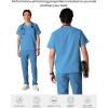 imageMembers Only Brighton VNeck Mens Scrubs Top with Pockets  Medical Scrubs for Men  Hospital Uniform  Stretch FabricCeil Blue