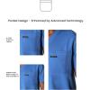 imageMembers Only Brighton VNeck Mens Scrubs Top with Pockets  Medical Scrubs for Men  Hospital Uniform  Stretch FabricCeil Blue