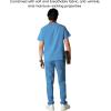 imageMembers Only Brighton VNeck Mens Scrubs Top with Pockets  Medical Scrubs for Men  Hospital Uniform  Stretch FabricCeil Blue