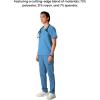 imageMembers Only Brighton VNeck Mens Scrubs Top with Pockets  Medical Scrubs for Men  Hospital Uniform  Stretch FabricCeil Blue