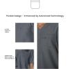 imageMembers Only Brighton VNeck Mens Scrubs Top with Pockets  Medical Scrubs for Men  Hospital Uniform  Stretch FabricGraphite