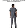 imageMembers Only Brighton VNeck Mens Scrubs Top with Pockets  Medical Scrubs for Men  Hospital Uniform  Stretch FabricGraphite