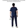 imageMembers Only Brighton VNeck Mens Scrubs Top with Pockets  Medical Scrubs for Men  Hospital Uniform  Stretch FabricNavy