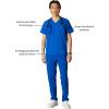 imageMembers Only Brighton VNeck Mens Scrubs Top with Pockets  Medical Scrubs for Men  Hospital Uniform  Stretch FabricRoyal Blue