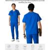 imageMembers Only Brighton VNeck Mens Scrubs Top with Pockets  Medical Scrubs for Men  Hospital Uniform  Stretch FabricRoyal Blue