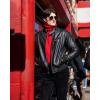 imageMembers Only Iconic Racer Faux Leather Jacket MenBlack