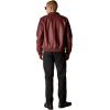 imageMembers Only Iconic Racer Faux Leather Jacket MenBurgundy