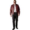 imageMembers Only Iconic Racer Faux Leather Jacket MenBurgundy