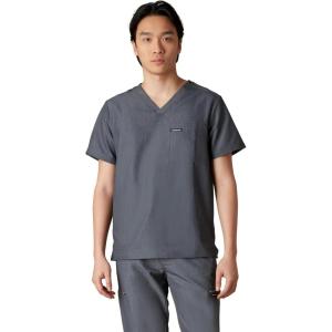 imageMembers Only Brighton VNeck Mens Scrubs Top with Pockets  Medical Scrubs for Men  Hospital Uniform  Stretch FabricGraphite