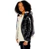 imageMembers Only Cire Puffer With Mash Print Lining Jacket for Girls Pack of 1Black