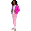 imageMembers Only Cire Puffer With Mash Print Lining Jacket for Girls Pack of 1Fuchsia