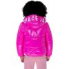 imageMembers Only Cire Puffer With Mash Print Lining Jacket for Girls Pack of 1Fuchsia