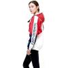 imageMembers Only Color Block Poly Taslon Zip Front for WomenPink