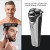 imageMembers Only Electric Razor for Men Lithium Metallic Cordless 3 Heads Rotary Shaver Precision Trimming Close Shave with Builtin Popup Trimmer IPX6 Waterproof USB Rechargeable Battery3 Head Shaver