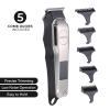 imageMembers Only Hair Trimmer for Men Lithium TBlade Hair ampamp Beard HighPerformance StainlessSteel Blades Close Trim Design TypeC Rechargeable Battery 4 Length Guards Cleaning Brush7Piece