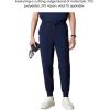 imageMembers Only London Drawstring Mens Jogger Pants Medical Scrubs Set Hospital Scrub PantsNavy