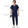 imageMembers Only London Drawstring Mens Jogger Pants Medical Scrubs Set Hospital Scrub PantsNavy