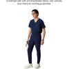imageMembers Only London Drawstring Mens Jogger Pants Medical Scrubs Set Hospital Scrub PantsNavy