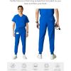 imageMembers Only London Drawstring Mens Jogger Pants Medical Scrubs Set Hospital Scrub PantsRoyal Blue