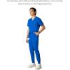 imageMembers Only London Drawstring Mens Jogger Pants Medical Scrubs Set Hospital Scrub PantsRoyal Blue