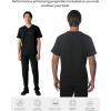 imageMembers Only Manchester VNeck Scrub Top with Pockets  Medical Scrubs for Men Hospital Uniform  Comfortable Stretch FabricBlack