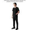 imageMembers Only Manchester VNeck Scrub Top with Pockets  Medical Scrubs for Men Hospital Uniform  Comfortable Stretch FabricBlack