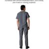 imageMembers Only Manchester VNeck Scrub Top with Pockets  Medical Scrubs for Men Hospital Uniform  Comfortable Stretch FabricGraphite