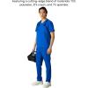 imageMembers Only Manchester VNeck Scrub Top with Pockets  Medical Scrubs for Men Hospital Uniform  Comfortable Stretch FabricRoyal Blue