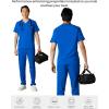 imageMembers Only Manchester VNeck Scrub Top with Pockets  Medical Scrubs for Men Hospital Uniform  Comfortable Stretch FabricRoyal Blue