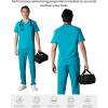 imageMembers Only Manchester VNeck Scrub Top with Pockets  Medical Scrubs for Men Hospital Uniform  Comfortable Stretch FabricTeal