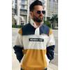 imageMembers Only Mens Colorblock Translucent HalfZip JacketNavy