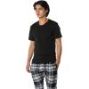 imageMembers Only Mens Cotton Crew Neck Loungewear Short Sleeves Undershirt Pack of 3Black