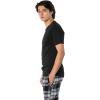 imageMembers Only Mens Cotton Crew Neck Loungewear Short Sleeves Undershirt Pack of 3Black