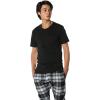 imageMembers Only Mens Cotton Crew Neck Loungewear Short Sleeves Undershirt Pack of 3Black