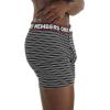 imageMembers Only Mens Cotton Spandex Ultra Soft ampamp Breathable Boxer Briefs Pack of 3Black  White  Stripe