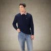 imageMembers Only Mens Crew Neck Cable SweaterBlue
