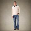 imageMembers Only Mens Crew Neck Cable SweaterIvory