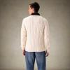imageMembers Only Mens Crew Neck Cable SweaterIvory