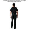 imageMembers Only Mens Hampton Open Bottom Scrub  Mens Scrub Pants  Jogger Scrubs for Men  Mens Medical Scrub PantsBlack