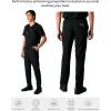 imageMembers Only Mens Hampton Open Bottom Scrub  Mens Scrub Pants  Jogger Scrubs for Men  Mens Medical Scrub PantsBlack