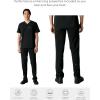 imageMembers Only Mens Hampton Open Bottom Scrub  Mens Scrub Pants  Jogger Scrubs for Men  Mens Medical Scrub PantsBlack