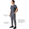 imageMembers Only Mens Hampton Open Bottom Scrub  Mens Scrub Pants  Jogger Scrubs for Men  Mens Medical Scrub PantsGraphite