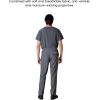 imageMembers Only Mens Hampton Open Bottom Scrub  Mens Scrub Pants  Jogger Scrubs for Men  Mens Medical Scrub PantsGraphite