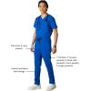 imageMembers Only Mens Hampton Open Bottom Scrub  Mens Scrub Pants  Jogger Scrubs for Men  Mens Medical Scrub PantsRoyal Blue
