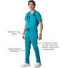 imageMembers Only Mens Hampton Open Bottom Scrub  Mens Scrub Pants  Jogger Scrubs for Men  Mens Medical Scrub PantsTeal