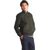 imageMembers Only Mens Iconic Racer Quilted Lining Jacket Slim FitDark Green