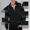 imageMembers Only Mens Iconic Racer Quilted Lining ampamp Slim Fit Jacket Black XL