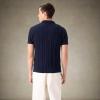 imageMembers Only Mens JC Polo Cable SweaterBlue